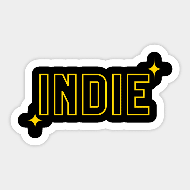 Indie Sticker by Memory Files